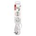Predlžovací kábel 2 m / 2 zásuvky+2×USB A+1×USB C / biely / PVC / 1 mm2 8592920129562