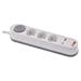 Predlžovací kábel 2 m / 3 zásuvky / s vypínačom / biely / 1×USB-A + 1×USB-C / 1,5 mm2 8592920132746