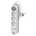 Predlžovací kábel 2 m / 3 zásuvky / s vypínačom / biely / 1×USB-A + 1×USB-C / 1,5 mm2 8592920132746