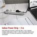 Predlžovací kábel 2 m / 3 zásuvky / s vypínačom / biely / 1×USB-A + 1×USB-C / 1,5 mm2 8592920132746