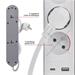 Predlžovací kábel 2 m / 3 zásuvky / s vypínačom / biely / 1×USB-A + 1×USB-C / 1,5 mm2 8592920132746