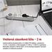 Predlžovací kábel 2 m / 3 zásuvky / s vypínačom / biely / 1×USB-A + 1×USB-C / 1,5 mm2 8592920132746