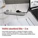 Predlžovací kábel 2 m / 3 zásuvky / s vypínačom / biely / 1×USB-A + 1×USB-C / 1,5 mm2 8592920132746