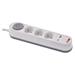 Predlžovací kábel 2 m / 3 zásuvky / s vypínačom / biely / 1×USB-A + 1×USB-C / 1,5 mm2 8592920132746