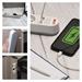 Predlžovací kábel 2 m / 3 zásuvky / s vypínačom / biely / 1×USB-A + 1×USB-C / 1,5 mm2 8592920132746