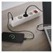 Predlžovací kábel 2 m / 3 zásuvky / s vypínačom / biely / 1×USB-A + 1×USB-C / 1,5 mm2 8592920132845