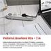 Predlžovací kábel 2 m / 3 zásuvky / s vypínačom / biely / 1×USB-A + 1×USB-C / 1,5 mm2 8592920144930