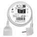 Predlžovací kábel 3 m / 1 zásuvka / biely / PVC / 1,5 mm2 8592920112359