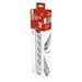 Predlžovací kábel 3 m / 5 zásuvky / s vypínačom / biely / 1×USB-A + 1×USB-C / 1,5 mm2 8592920132784