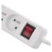 Predlžovací kábel 3 m / 5 zásuvky / s vypínačom / biely / 1×USB-A + 1×USB-C / 1,5 mm2 8592920132883
