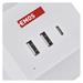 Predlžovací kábel - kocka 2 m / 2 zásuvky / biely / 2×USB-A + 1×USB-C+Qi / 1,5 mm2 8592920132807