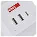 Predlžovací kábel - kocka 2 m / 2 zásuvky / biely / 2×USB-A + 1×USB-C+Qi / 1,5 mm2 8592920132807