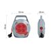 Predlžovací kábel na bubne 10 m / 4 zásuvky / červený / PVC / 230 V / 1 mm2 8592920134870