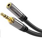 Predlžovací kábel PREMIUMCORD, Jack 3.5 mm - Jack 3.5 mm M/F 1,5 m KJQMF015
