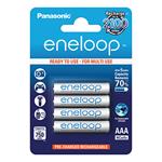 Prednabité batérie, AAA, 1.2V, 750 mAh, Panasonic-Eneloop, blister, 4-pack, cena za 1 ks BK-4MCCE/4BE