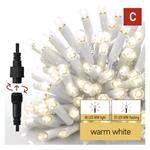 Premium LED spojovacia reťaz blikajúca biela – cencúle, 3 m, vonkajšia, teplá biela 8592920159859