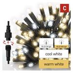 Premium LED spojovacia reťaz preblikávajúca – cencúle, 3 m, vonkajšia, teplá/studená biela 8592920159996