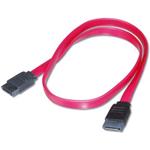 PremiumCord 1,0m datový kabel SATA 1.5.,3Gbit,červ