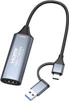 PREMIUMCORD 4K@60Hz HDMI capture/grabber pro záznam Video/Audio signálu do počítače s konektorem USB3.0 a USB-C ku2grab9