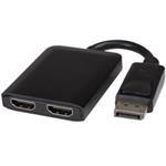 PremiumCord adaptér DisplayPort - 2x HDMI, rozšíření + zrcadlení obrazu, 4K*2K@30Hz kportad18