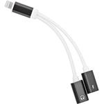 PremiumCord Adapter Lightning na 3,5mm jack audio + Lightning charging kipod54