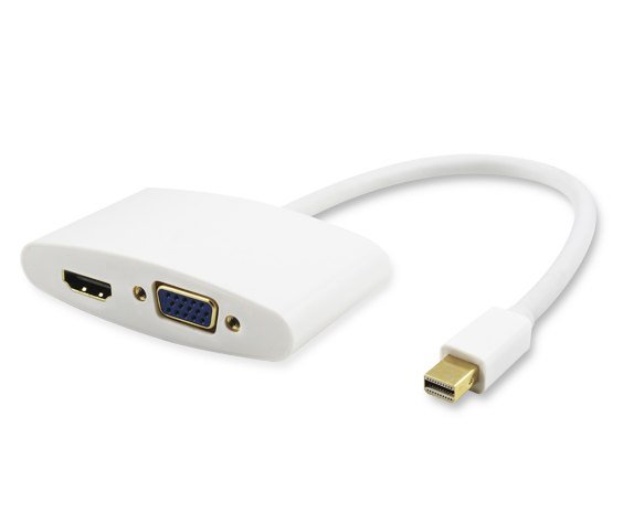 PremiumCord adaptér Mini DisplayPort - HDMI + VGA kportadm08