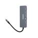 PremiumCord Adaptér USB-C na 4K@60Hz HDMI + 10G USB3.2 A + 10G 2x USB-C + PD ku31dock21