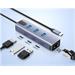 PremiumCord Adapter USB-C na Gigabit 10/100/1000Mbps + 3x USB3.2 konektor ku31ether05