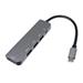 PremiumCord Adaptér USB-C na HDMI + USB3.0 + 2x USB2.0 + PD(power delivery) ku31dock15