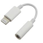 PREMIUMCORD Apple Lightning audio redukční kabel na 3.5 mm stereo jack/female, bílý kipod51