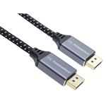 PremiumCord DisplayPort 1.4 8K prípojný kábel, kovové a pozlátené konektory, 2m kport10-02