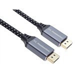 PremiumCord DisplayPort 1.4 8K prípojný kábel, kovové a pozlátené konektory, 5m kport10-05