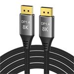 PremiumCord DisplayPort 1.4 přípojný kabel 32,4Gbit/s, rozlišení 8K, kovové a zlacené konektory, 2m kport13-02