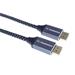 PremiumCord DisplayPort 1.4 přípojný kabel M/M, zlacené konektory, 2m kport8-02