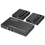 PremiumCord HDMI 1-2 splitter+extender po CAT6/6a/7, UHD 4K@30Hz až na 70m khsplit2J
