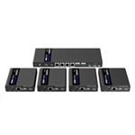 PremiumCord HDMI 1-4 splitter+extender po CAT6/6a/7, UHD 4K@60Hz až na 70m khsplit4k