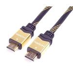 PremiumCord HDMI 2.0 High Speed + Ethernet kabel HQ, zlacené konektory, 0,5m kphdm2q05