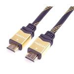 PremiumCord HDMI 2.0 High Speed + Ethernet kabel HQ, zlacené konektory, 1m kphdm2q1