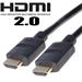 PremiumCord HDMI 2.0 High Speed + Ethernet kabel, zlacené konektory, 0,5m kphdm2-05