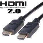 PremiumCord HDMI 2.0 High Speed + Ethernet kabel, zlacené konektory, 3m kphdm2-3