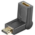 PremiumCord HDMI adapter19pin, F/M, otočná,pozl