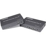 PremiumCord HDMI extender s USB na 150m over IP, bez zpoždění khext150-1