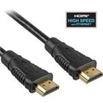 PremiumCord HDMI High Speed + Ethernet kabel, zlacené konektory, 15m kphdme15