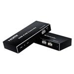 PremiumCord HDMI KVM extender s 2xUSB na 60m s audiem přes jeden kabel Cat5/6 khext60-9