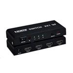 PremiumCord HDMI switch 3:1 kovový, dálkové ovl. khswit31b