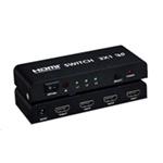 PREMIUMCORD HDMI switch 3:1 kovový s dálkovým ovládáním khswit31b