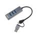PremiumCord Hub 5G SuperSpeed, USB-C a USB-A na 4x USB-A 3.2 Gen 1 ku31hub13