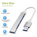 PremiumCord Hub USB3.2 A na USB3.2 A + 3x USB2.0 A, SuperSpeed 5Gbps, hliníkové púzdro ku3hub4a