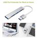 PremiumCord Hub USB3.2 A na USB3.2 A + 3x USB2.0 A, SuperSpeed 5Gbps, hliníkové púzdro ku3hub4a
