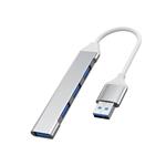 PremiumCord Hub USB3.2A na USB3.2 A + 3x USB2.0 A, SuperSpeed 5Gbps, hliníkové pouzdro ku3hub4a